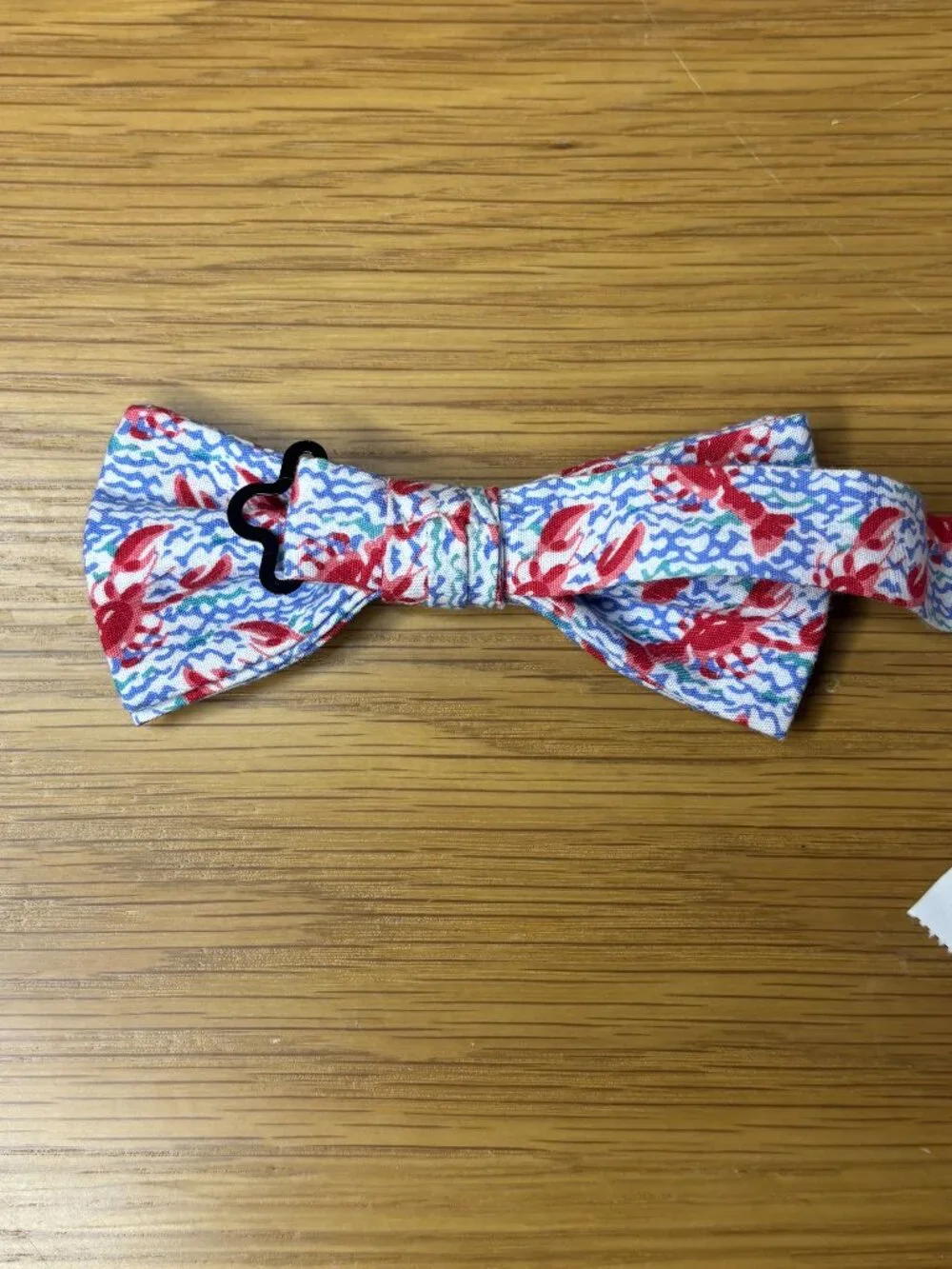 IZOD Boys Lobster Wave Clip-On Bow Tie NWT 100% Cotton Novelty Print